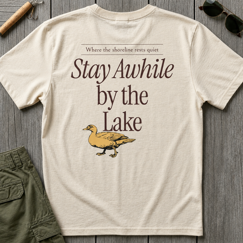 Stay Awhile Lake Life Tee