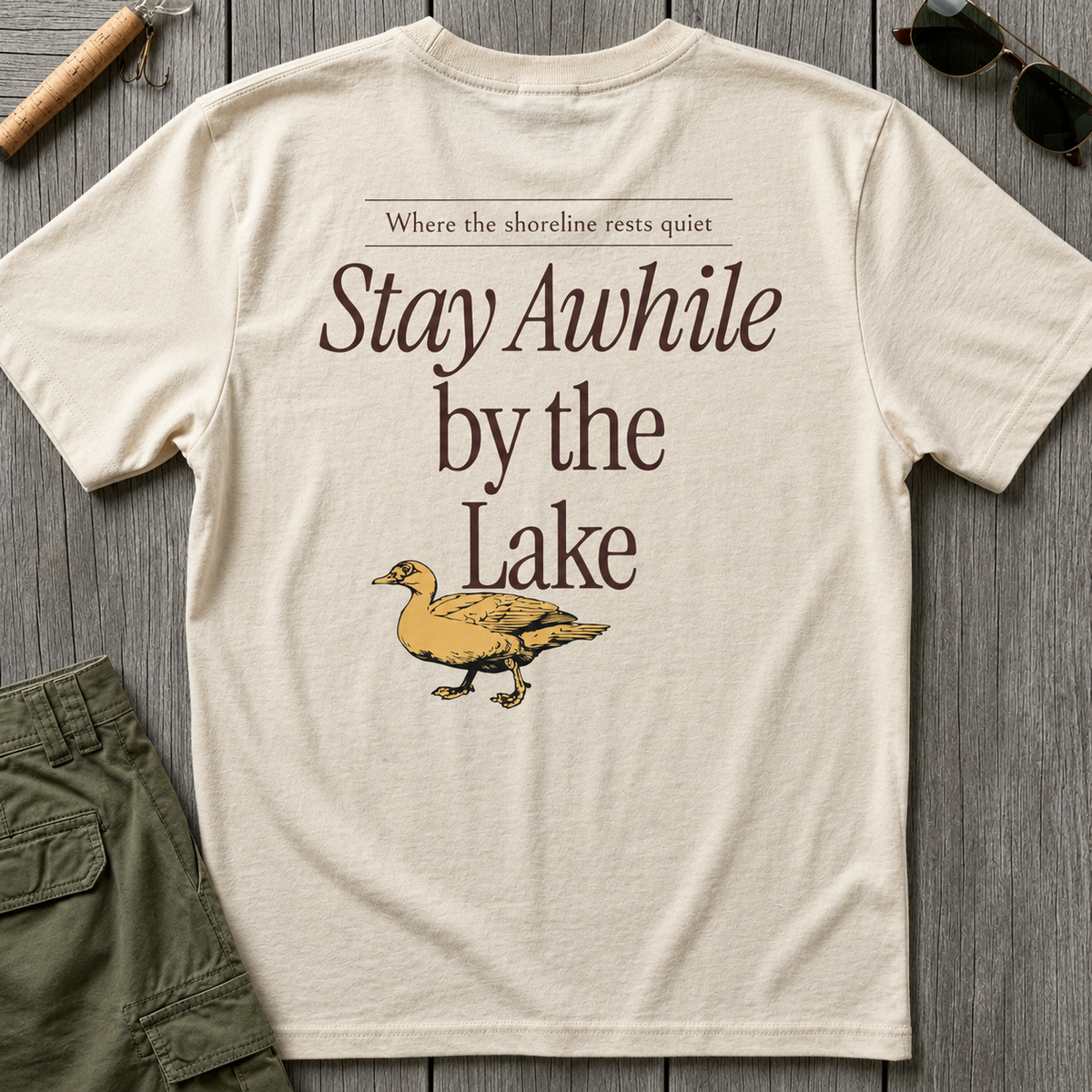 Stay Awhile Lake Life Tee