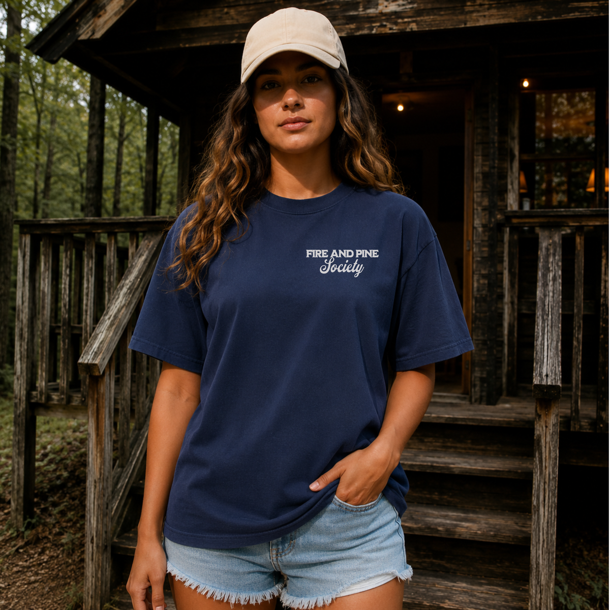Fire and Pine Society Tee