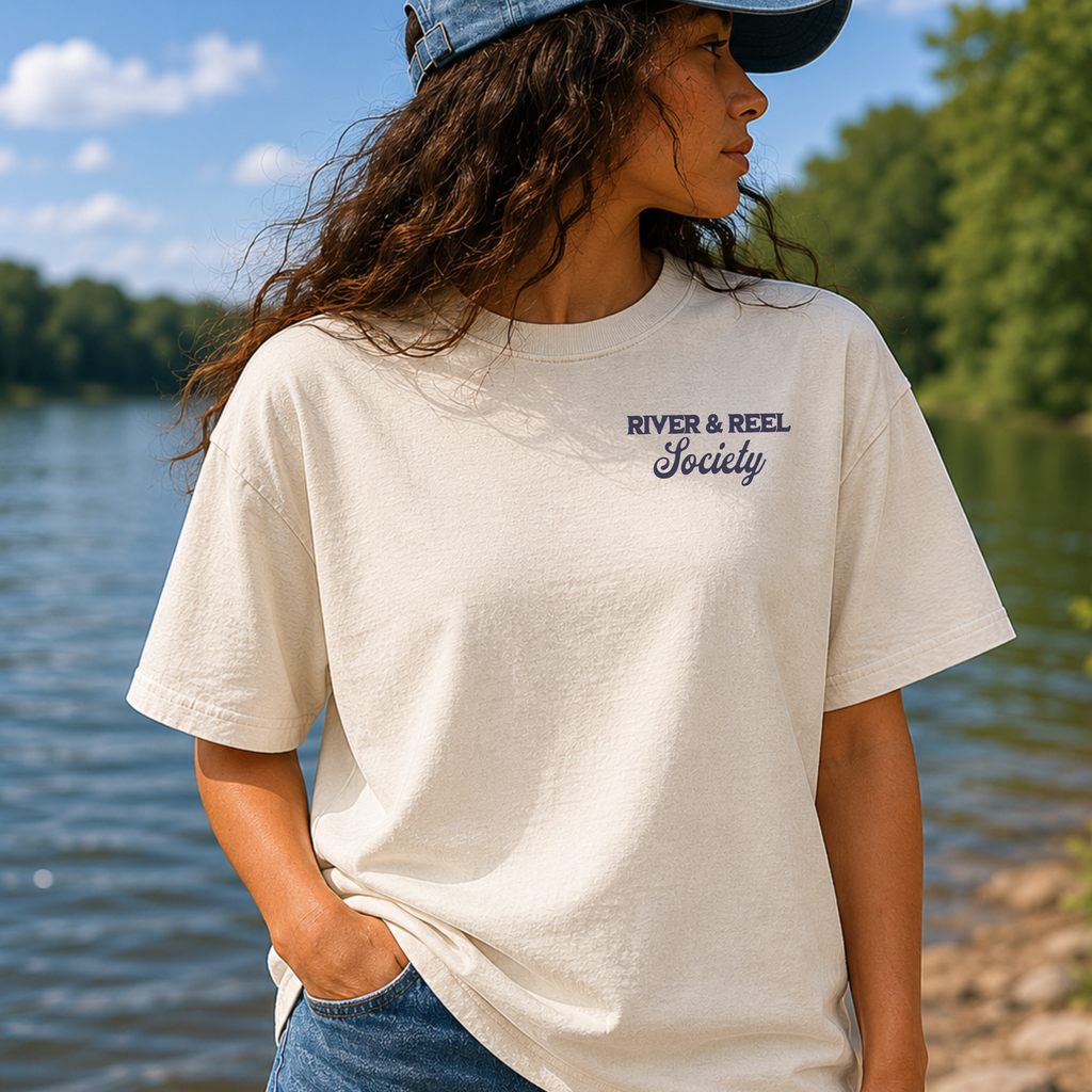 River and Reel Society Fishing Tee