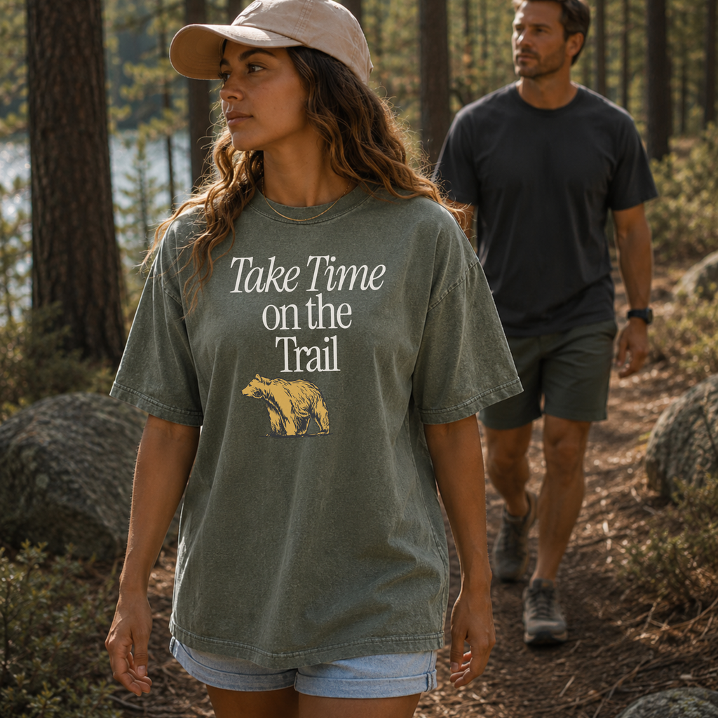 Take Time on the Trail Bear Tee