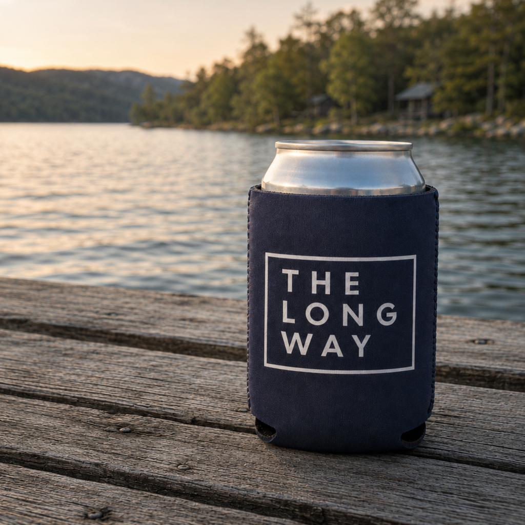 The Long Way Logo Koozie | 12 oz