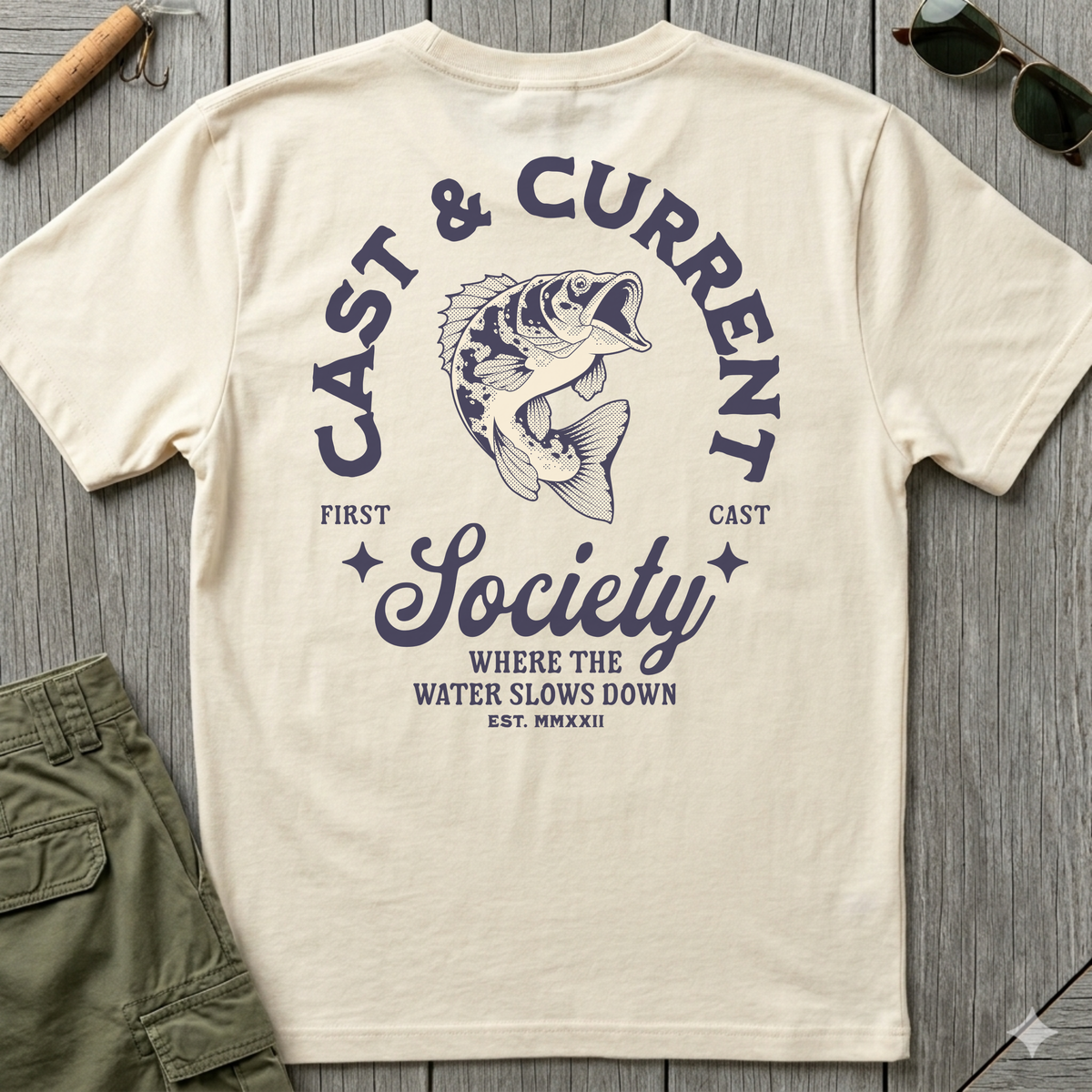 Cast and Current Society Tee